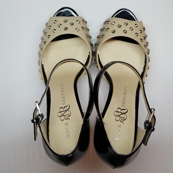 Rock & Republic ankle strap platform heels - Picture 3 of 8